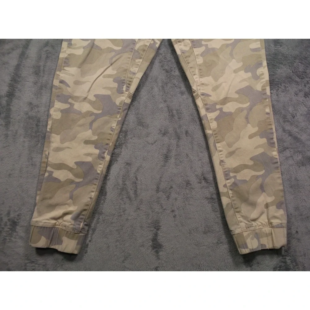 Silver Jeans Co Pants Womens‎ Size Medium Brown Camo Jogger Stretch Pull On